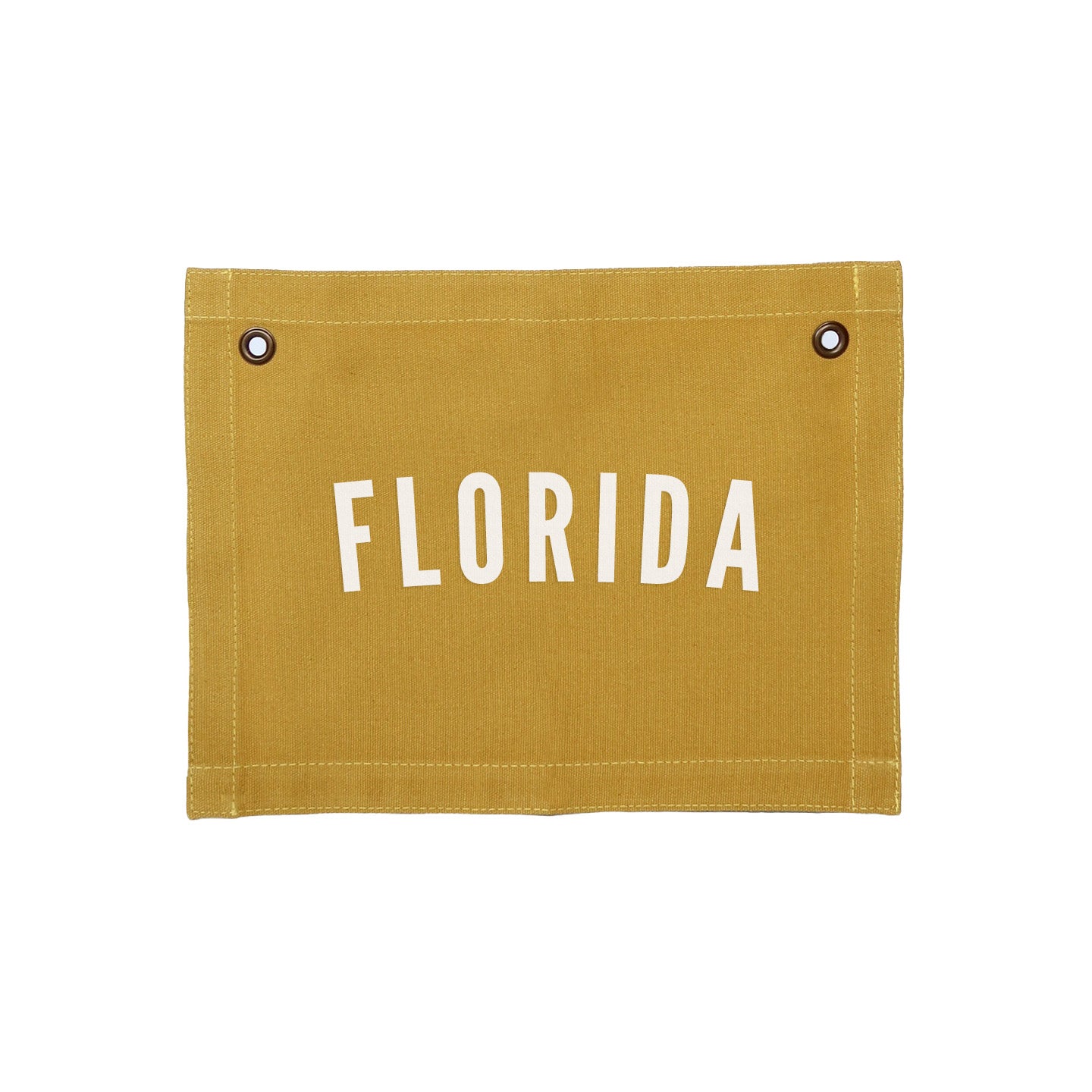 Custom Hometown Small Canvas Flag
