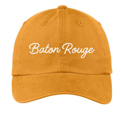 Baton Rouge Cursive Baseball Cap