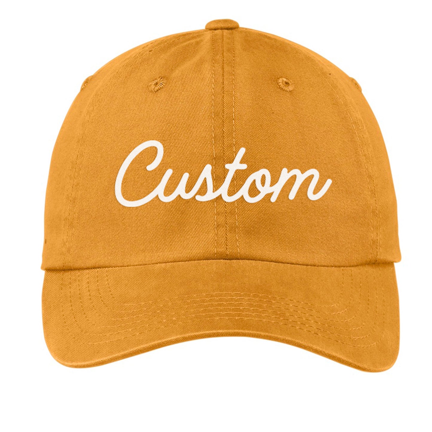 Custom Baseball Cap - Cursive