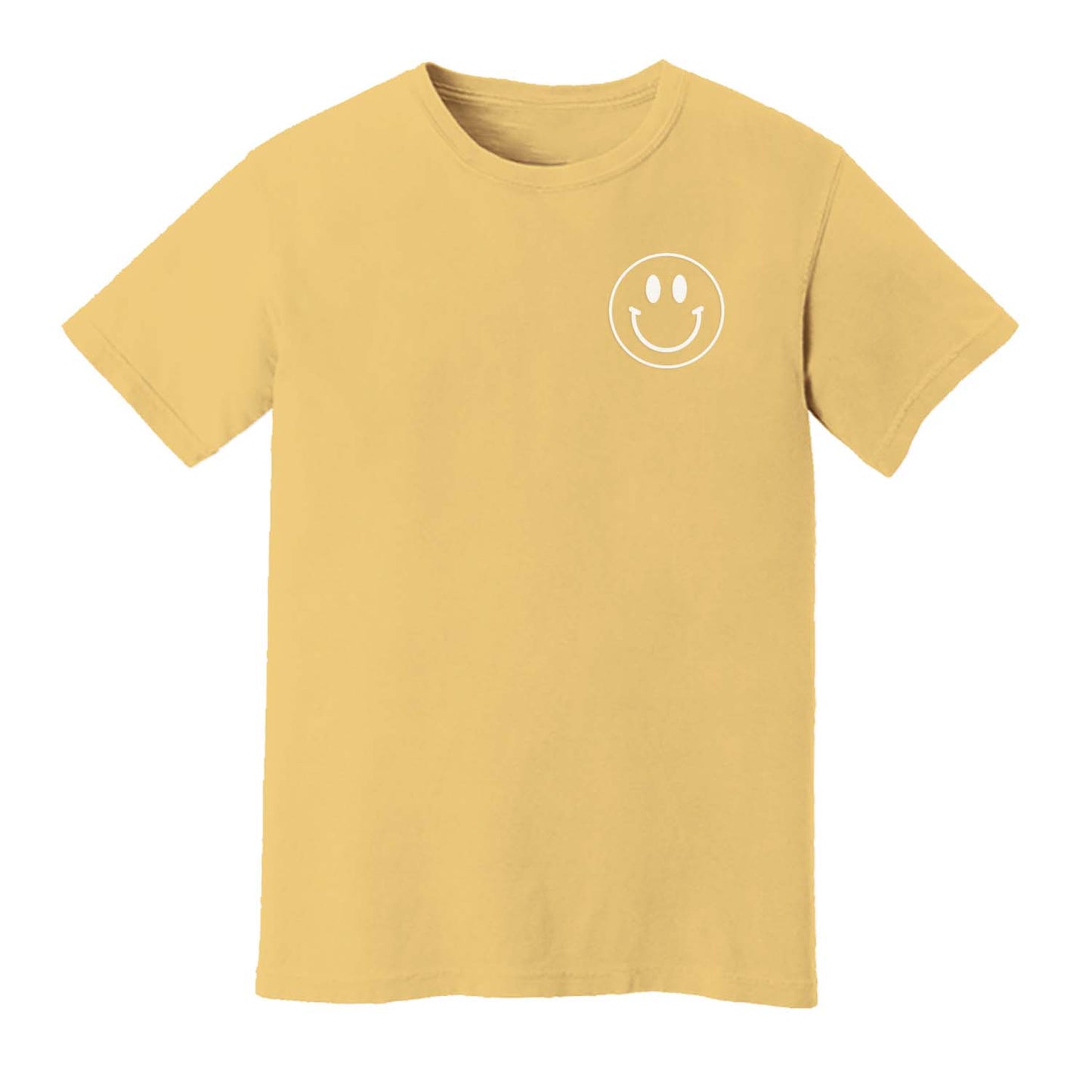 Smiley Face Outline Washed Tee
