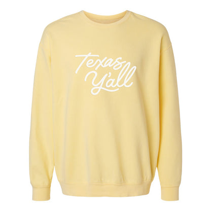 Texas Y'all Washed Sweatshirt