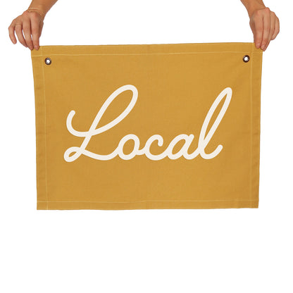 Local Large Canvas Flag