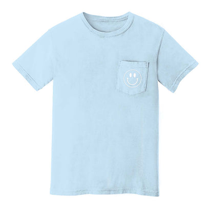 Smile Outline Pocket Tee