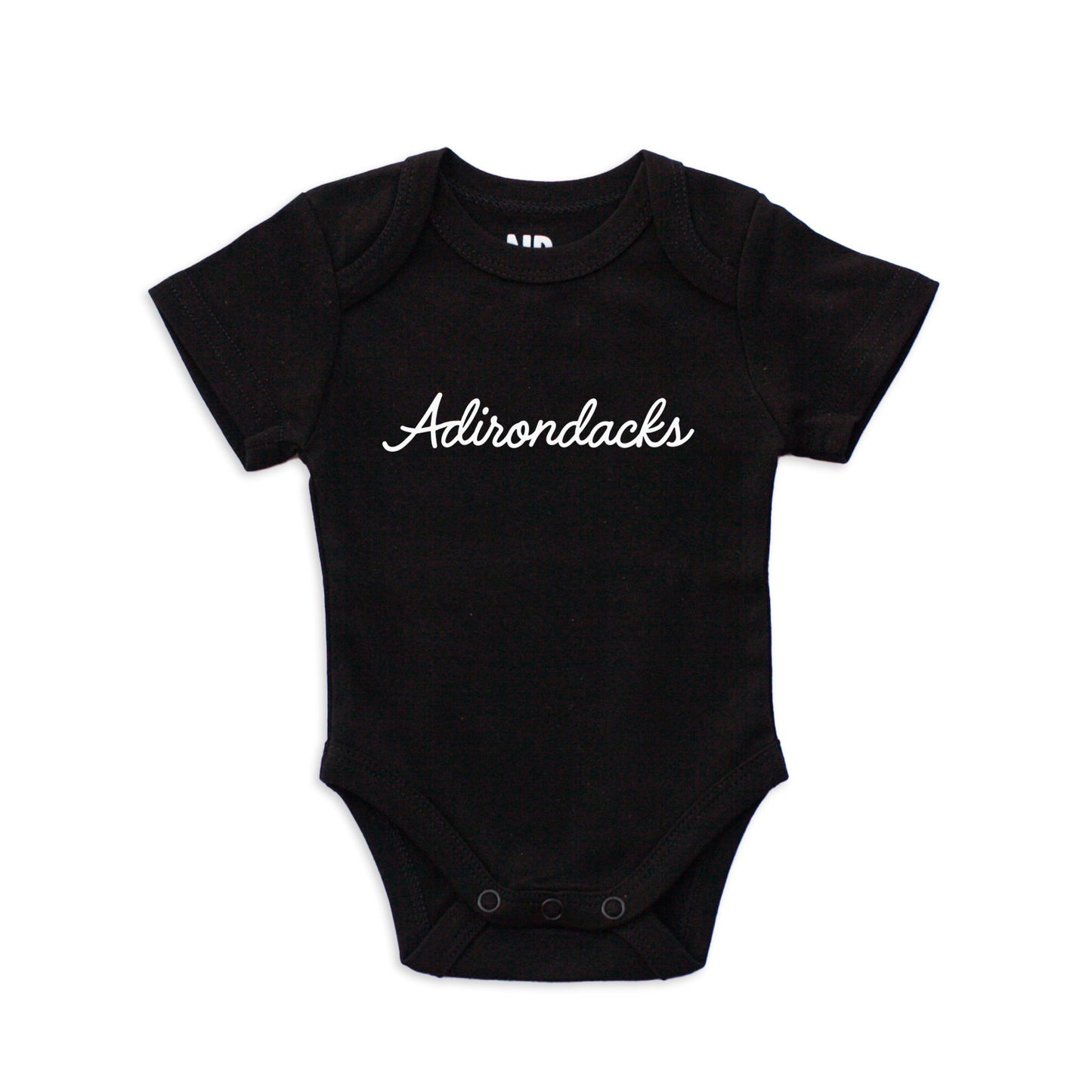 Adirondacks Cursive Onesie