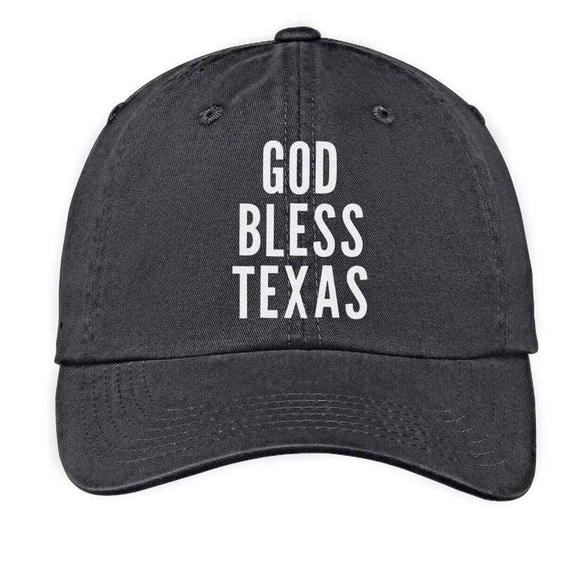 God Bless Texas Baseball Cap