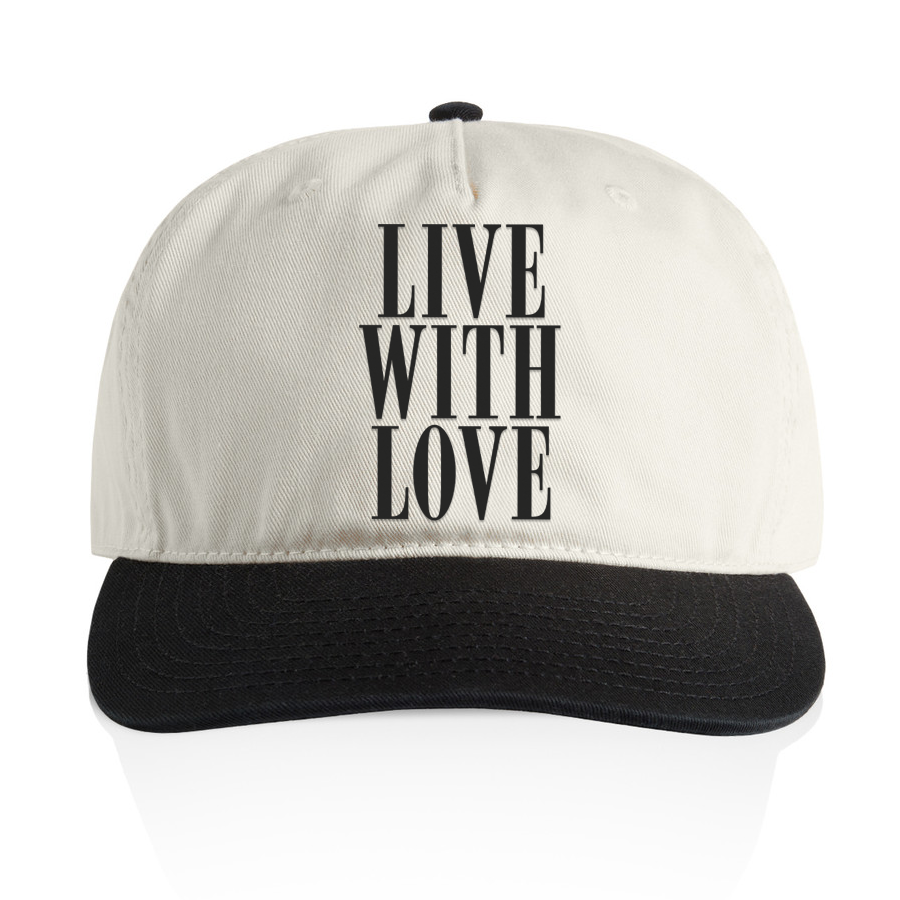 Live with Love 2 Tone Cap