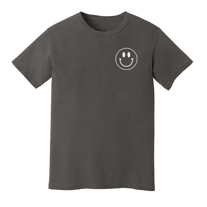 Smiley Face Outline Washed Tee