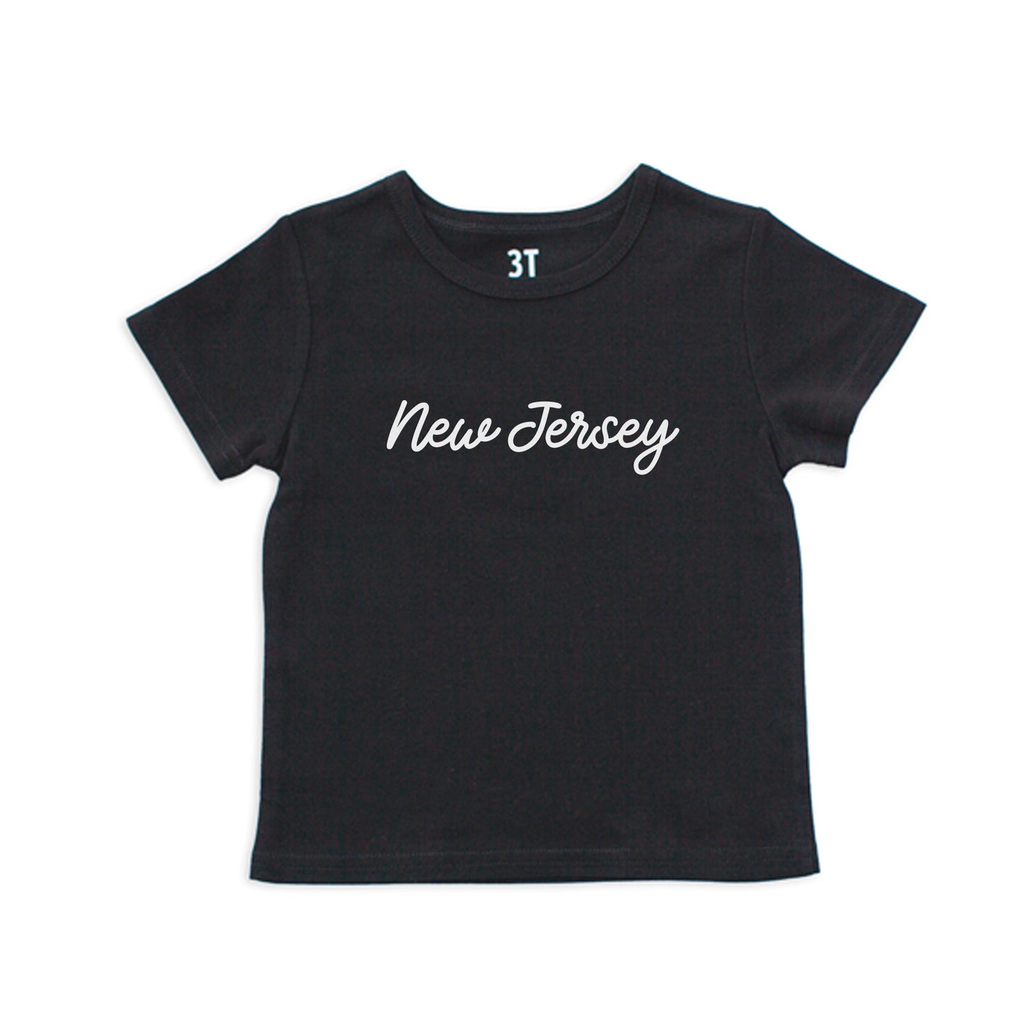 New Jersey Cursive Kids Tee