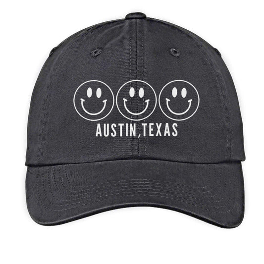 Smile Austin Texas Baseball Cap