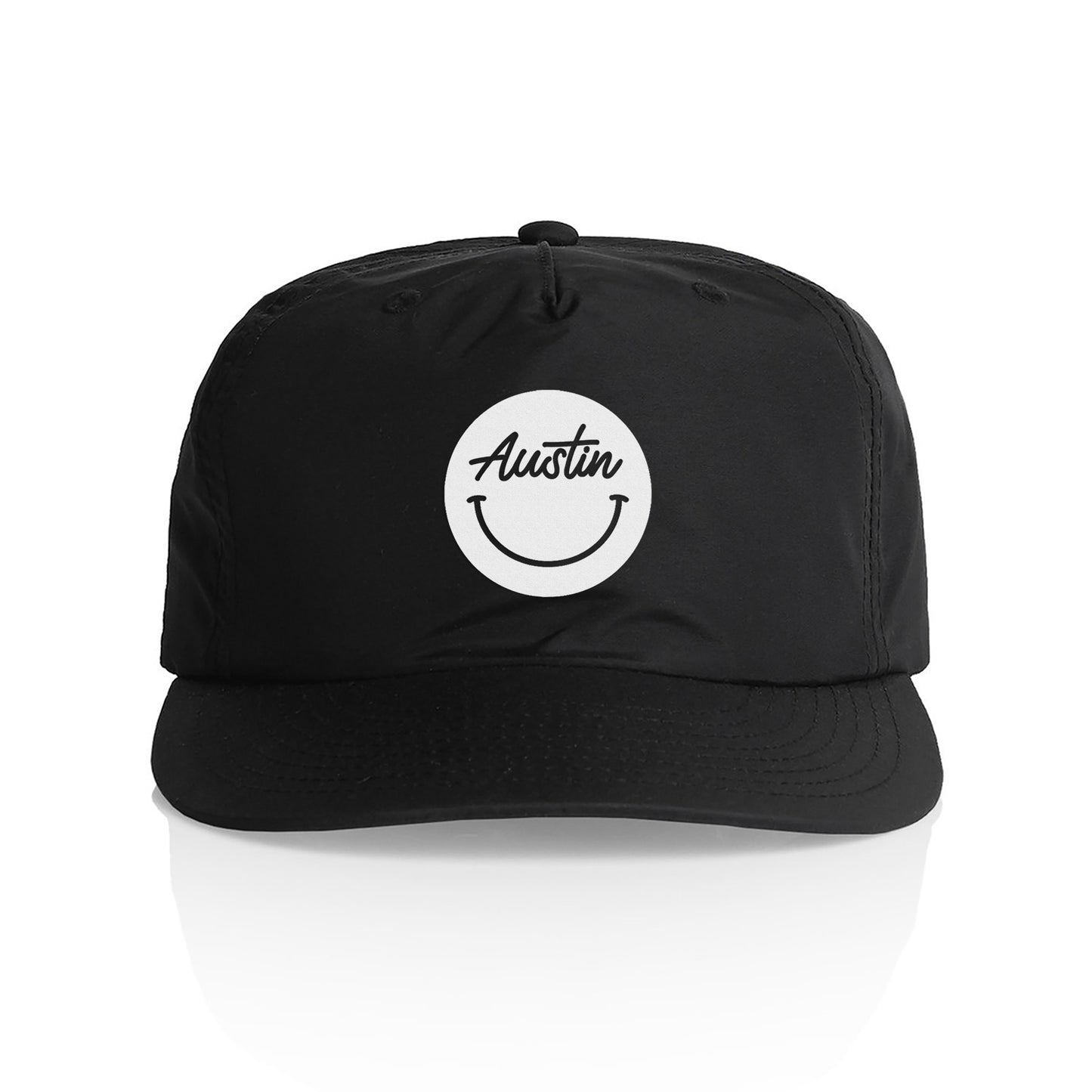 Austin Cursive Smile Nylon Snapback