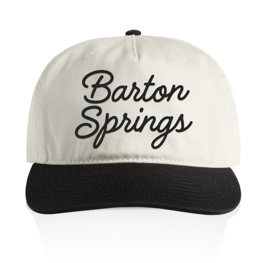 Barton Springs Cursive 2 Tone Cap