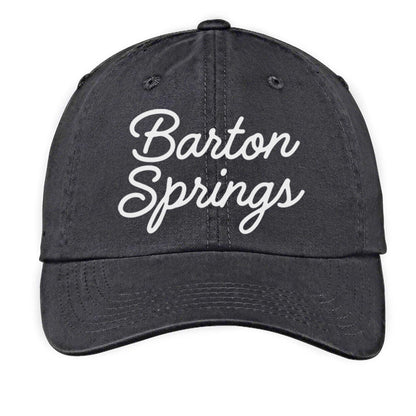 Barton Springs Cursive Baseball Cap