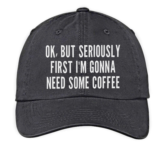 But First Coffee Baseball Cap