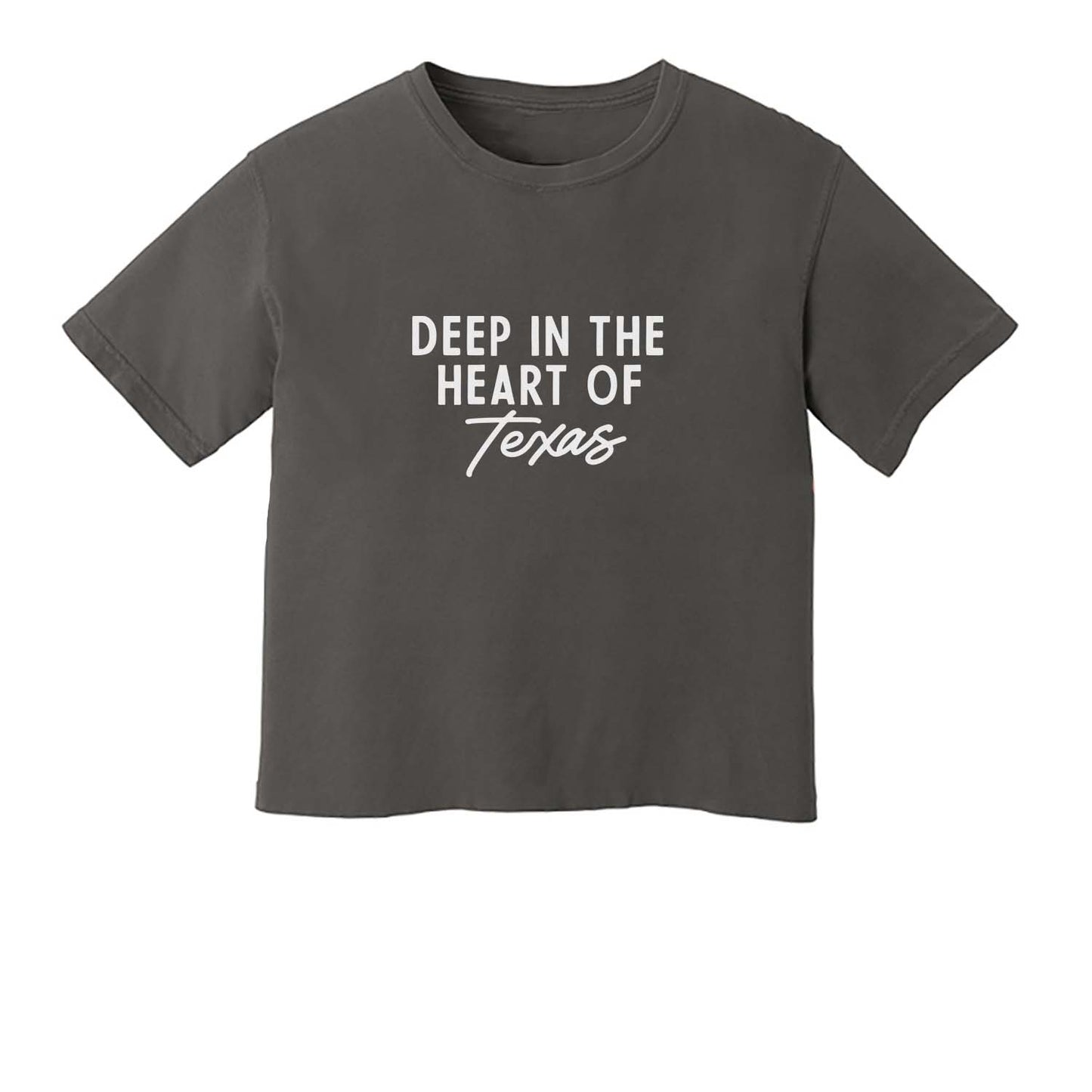 Deep in the Heart of Texas Washed Crop Tee