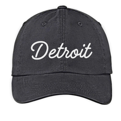 Detroit Cursive Baseball Cap