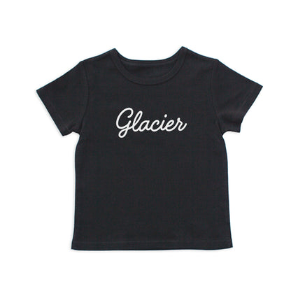 Glacier Cursive Kids Tee