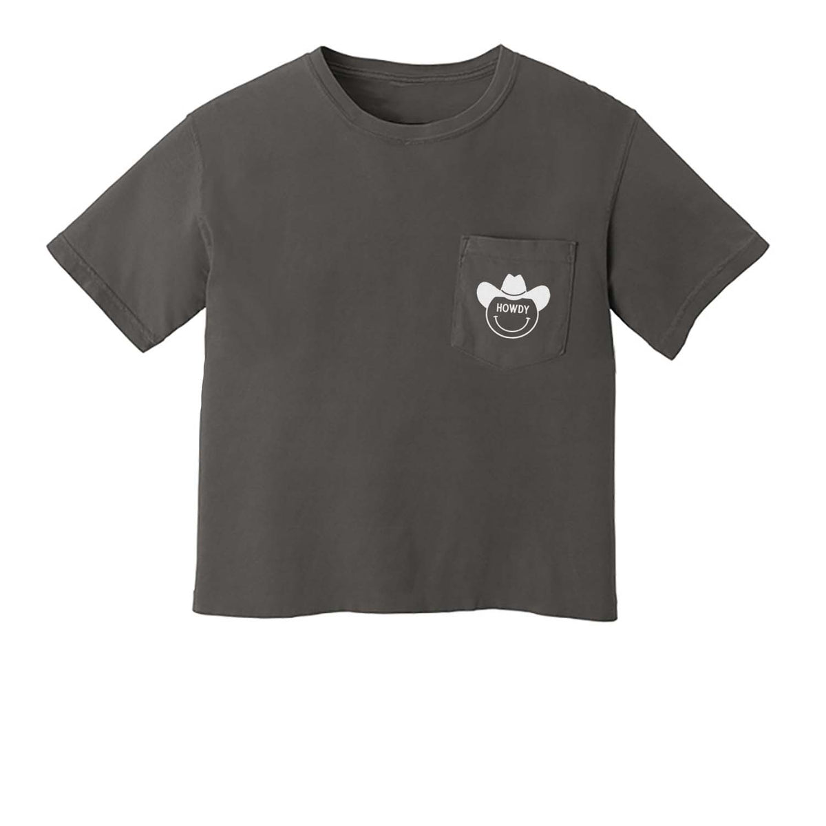 Howdy Cowboy Bold Pocket Tee