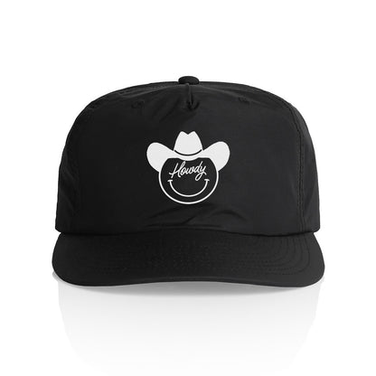 Howdy Cowboy Cursive Nylon Snapback