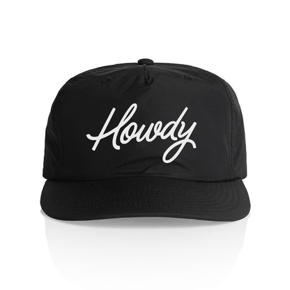 Howdy Cursive Nylon Snapback