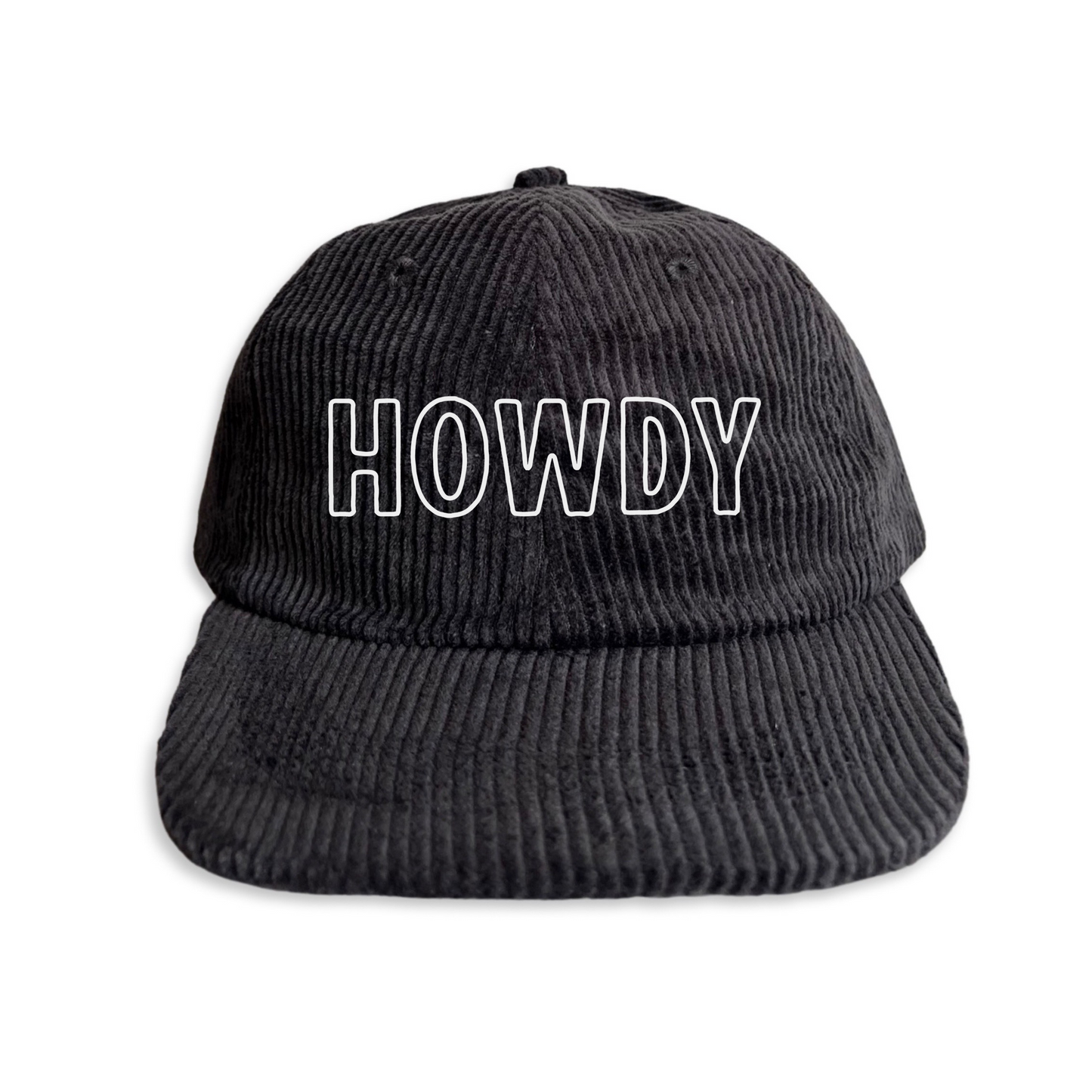Howdy Outline Corduroy Cap Frankie Jean