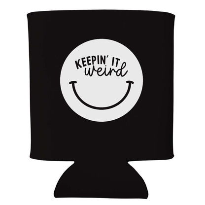 Keepin' It Weird Smile Koozie