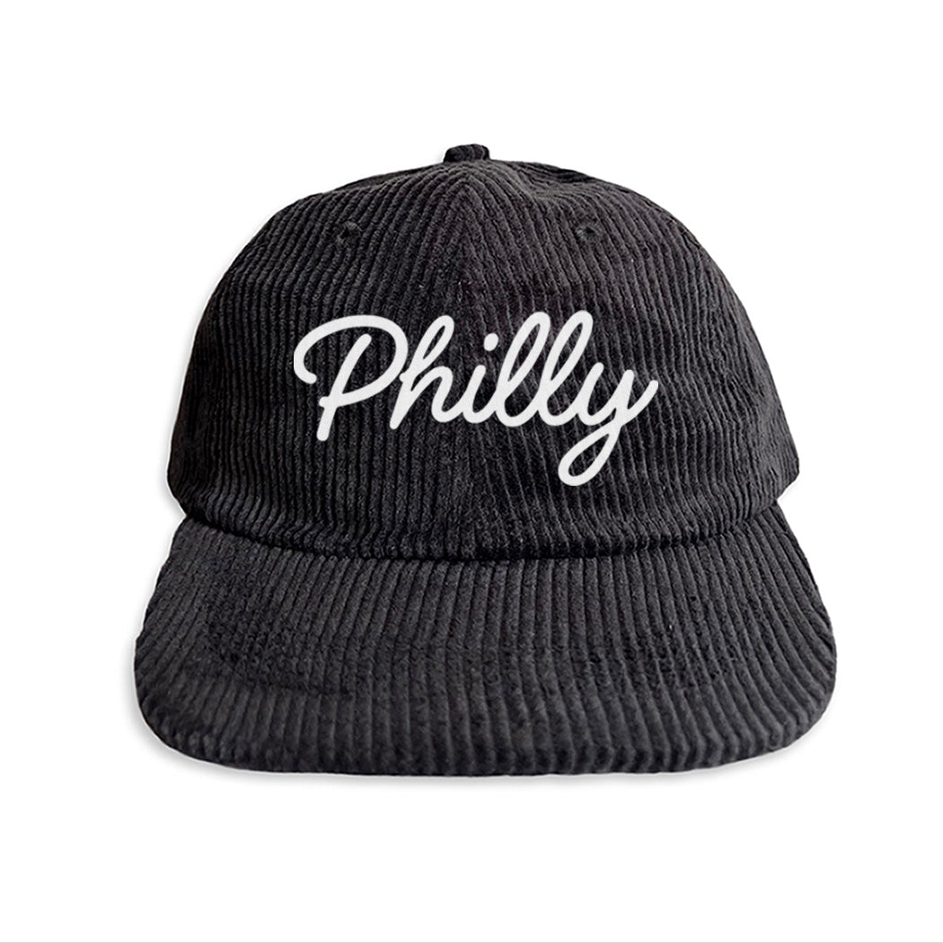 Philly Cursive Corduroy Cap – Frankie Jean