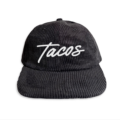 Tacos Cursive Corduroy Cap