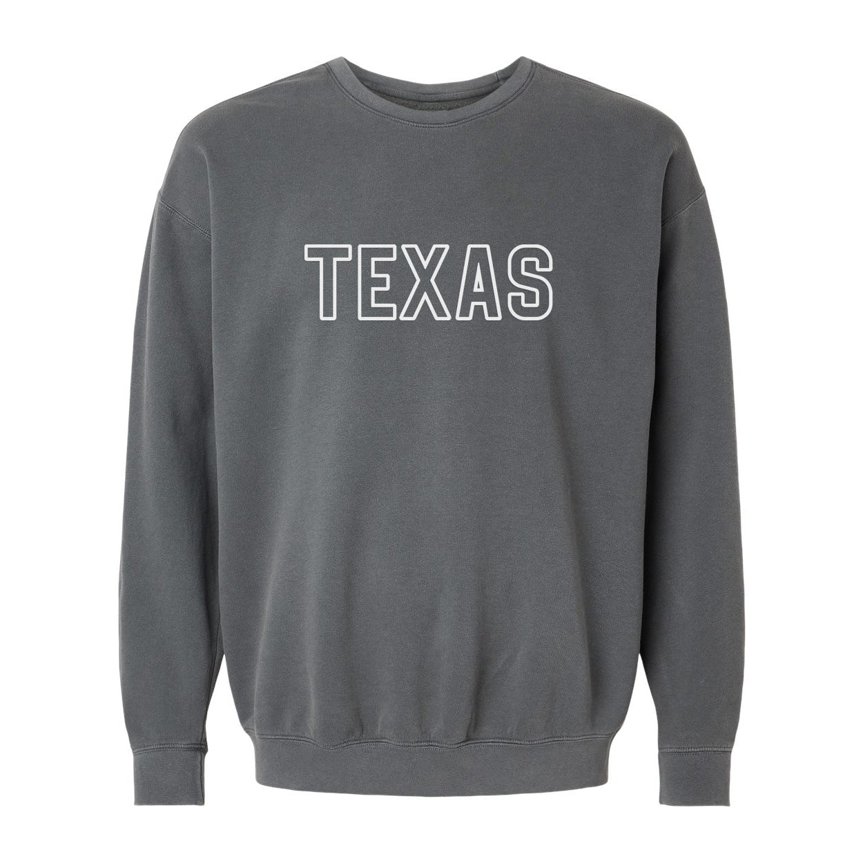 Texas Outline Washed Sweatshirt