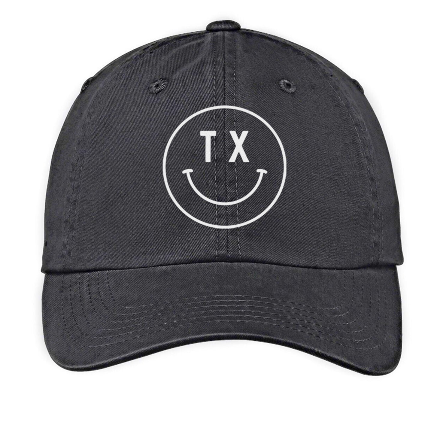TX Smiley Face Baseball Cap