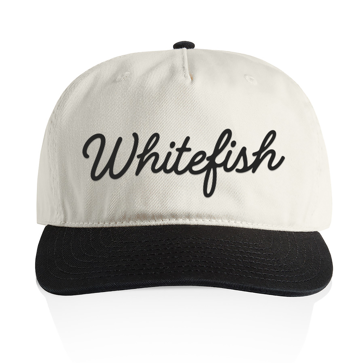 Whitefish Cursive 2 Tone Cap