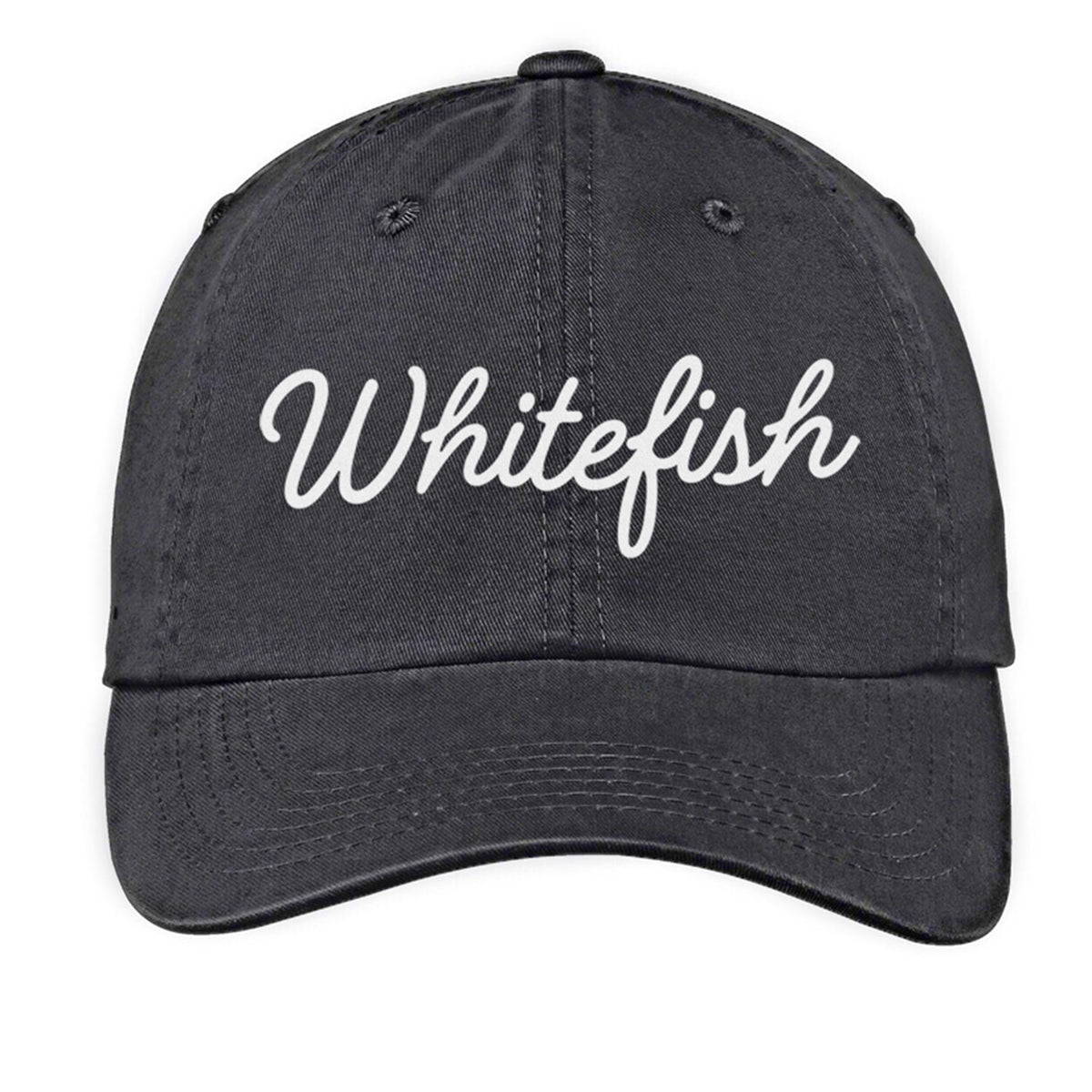 Whitefish Cursive Baseball Cap