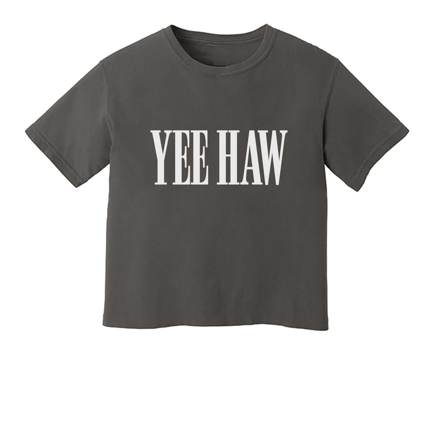 Yee Haw Western Washed Crop Tee