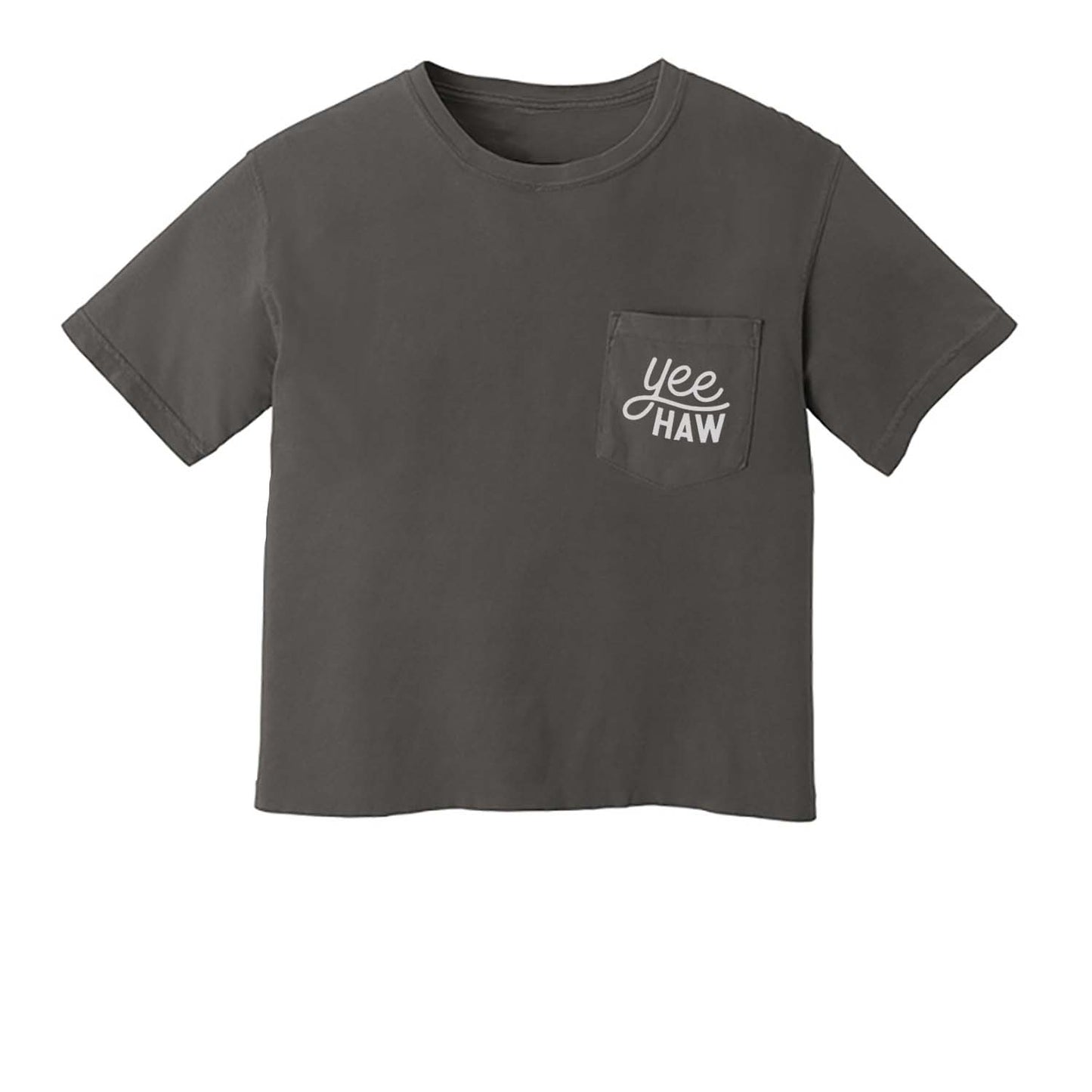 Yee Haw Crop Pocket Tee