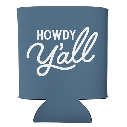 Howdy Y'all Cursive Koozie