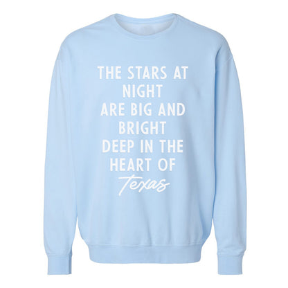 Stars at Night Washed Sweatshirt
