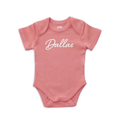 Dallas Cursive Onesie V2