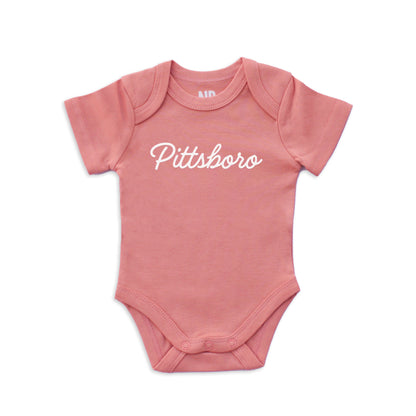Pittsboro Cursive Onesie