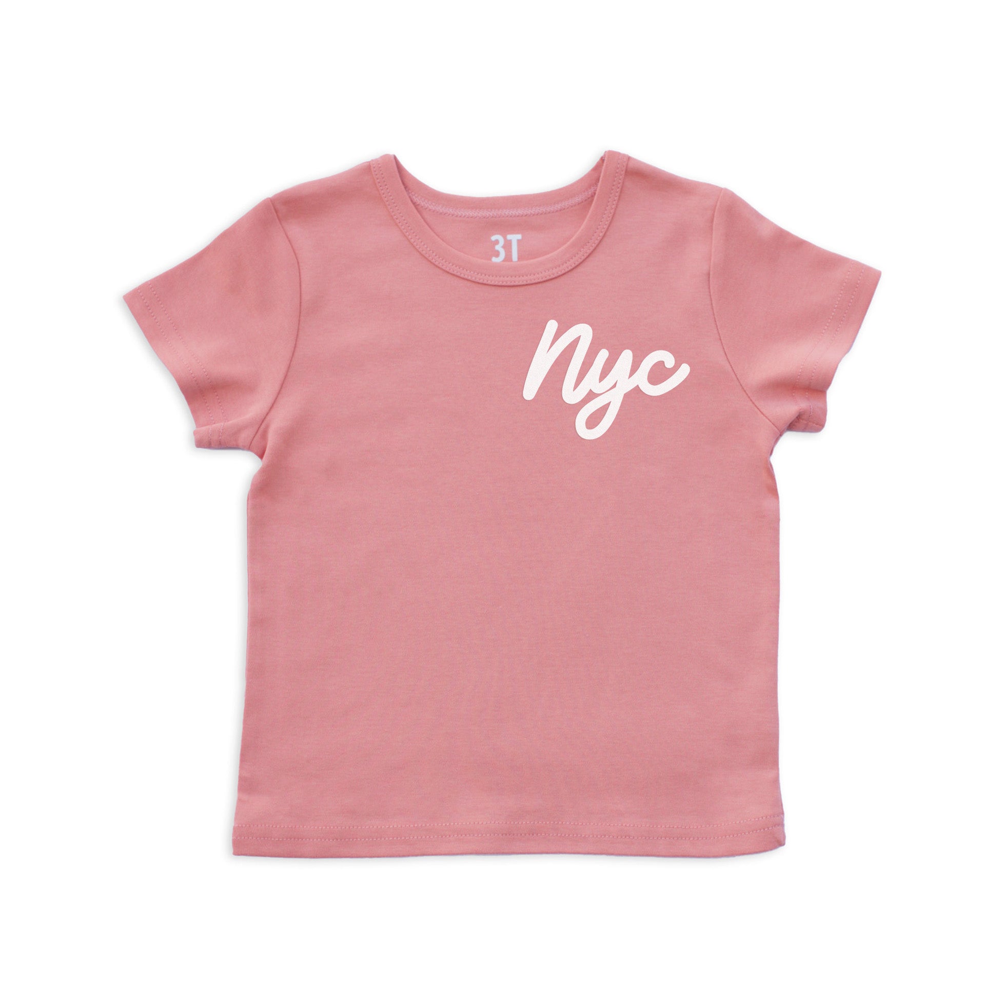IRENE Flocky Print Highneck Tee 36サイズ Nyc Cursive Kids T-Shirt (New York) – Frankie Jean
