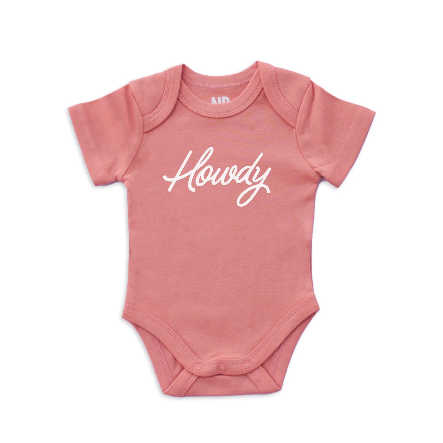 Howdy Cursive Onesie