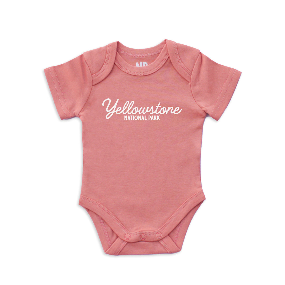 Yellowstone National Park Cursive Onesie