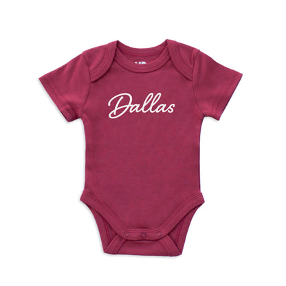 Dallas Cursive Onesie V2
