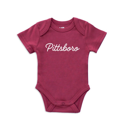 Pittsboro Cursive Onesie