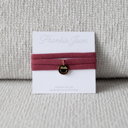 Austin Cursive Smile Recycled Choker