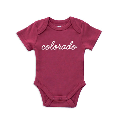 Colorado Cursive Onesie