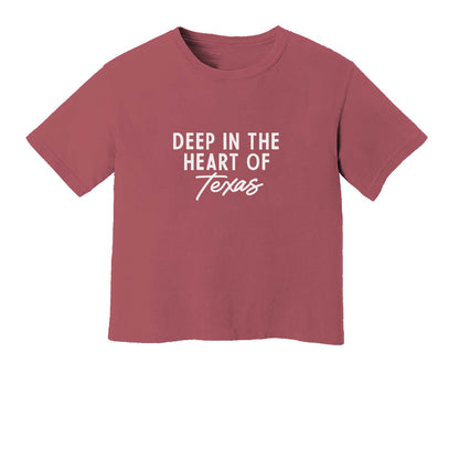 Deep in the Heart of Texas Washed Crop Tee