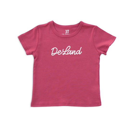 DeLand Cursive Kids Tee