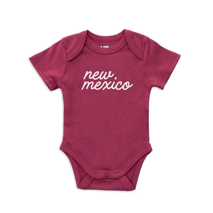 New Mexico Cursive Onesie