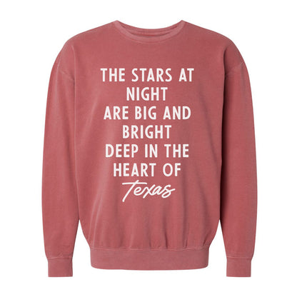 Stars at Night Washed Sweatshirt