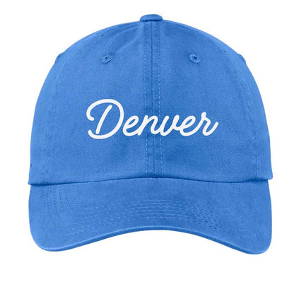 Custom Baseball Cap - Cursive