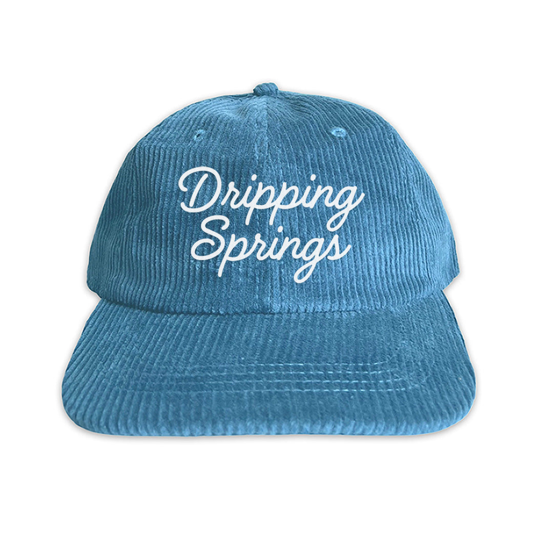 Dripping Springs Cursive Corduroy Cap